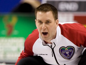Brad Gushue, pictured representing Newfoundland and Labrador at the 2011 Brier, returns to play the Challenge Casino du Lac-Leamy de Gatineau this week. (DEREK RUTTAN/QMI AGENCY FILE PHOTO).