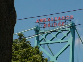 Ambassador Bridge. (QMI Agency file photo)