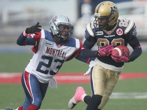 Terrence Edwards is one of the incumbents at receiver in Winnipeg Blue Bombers training camp, a position battle that should prove to be one of the most intriguing for the CFL team.