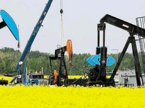 Since 1967, Alberta has produced 16 billion barrels of crude oil and 7.5 billion barrels of bitumen from the oilsands. (File photo)
