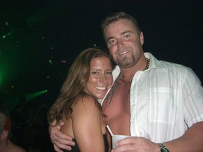 Two Ottawa men were shot to death Wednesday, Oct. 26, 2011 at the Caribbean Exposure tanning salon in the Gloucester Centre in Ottawa. One of the victims, Graham Thomas, 35, is shown here with his wife Patti Brunette. They co-owned the tanning salon. The second victim was Jason Chapman, 32. Both were known to police.
Facebook photo.