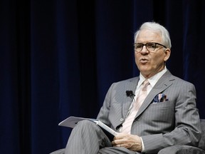 Actor Steve Martin participates in the Live Talks Los Angeles session "Tina Fey:  A Conversation With Steve Martin" at Nokia Theatre in Los Angeles April 19, 2011.  REUTERS/Mario Anzuoni
