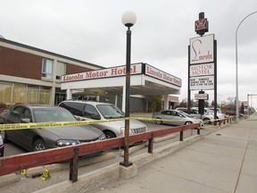 The Lincoln Motor Hotel was the scene of a sneak attack last year that left a man with injuries so serious that he still has not fully recovered from them to this day (Winnipeg Sun files).