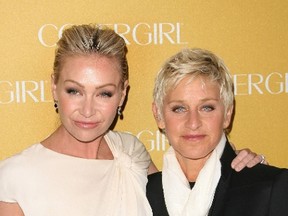 Portia de Rossi and Ellen DeGeneres. (WENN.com)