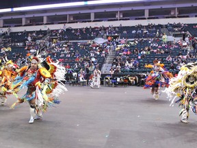The Manito Ahbee Pow Wow took place at the MTS Centre in Winnipeg.  Sunday, November 6, 2011.
