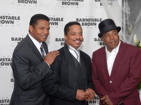 Jackie Jackson, Marlon Jackson and Tito Jackson. (Daniel Warren /WENN.com)