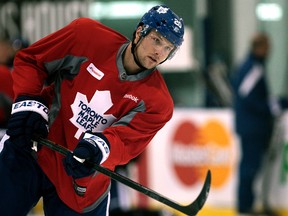David Steckel of the Maple Leafs. (Dave Abel/Toronto Sun files)