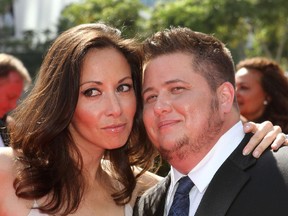 Chaz Bono and his former fiancee Jennifer Elia. (WENN.com)