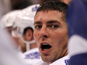 Leafs winger Joffrey Lupul admits he has a bit of an axe to grind with the Anaheim Ducks, who traded him to Toronto last season. (REUTERS)