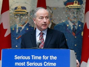 Justice Minister Rob Nicholson.(Tony Caldwell/QMI Agency File Photo)