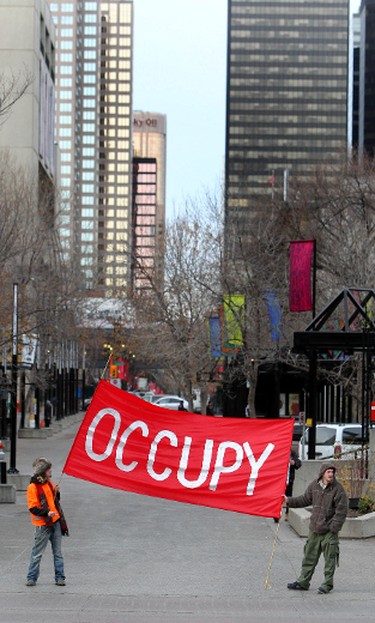 Word/phrase: Occupy, elite, 1% and 99%. Meaning: The Occupy movement had protestors rebuffing the "elite" and chanting “We are the 99%” worldwide in 2011. "Occupy" became so popular (it's GLM's "Word of the Year"), that the "99%" who weren't living in tents (most of us) starting using it to express dissatisfaction with everyday affairs. ie. "Occupy this sandwich." (Jim Wells/QMI AGENCY)