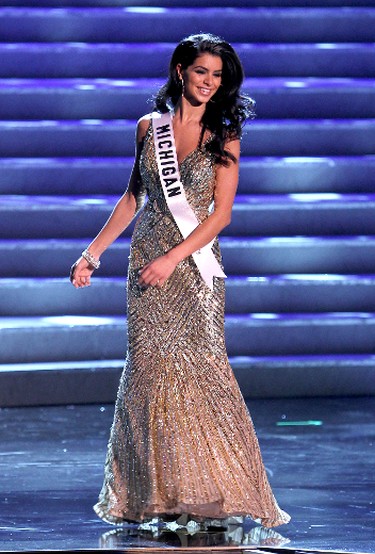 Miss Michigan Rima Fakih is crowned Miss USA 2010 at Planet Hollywood Resort & Casino
in Las Vegas, Nevada. (WENN.com)