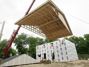 A Habitat for Humanity home under construction. (QMI Agency files)