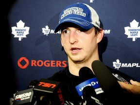 Maple Leafs forward Colby Armstrong. (Emily Mountney/QMI Agency files)