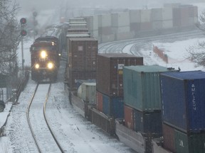 Snowy train