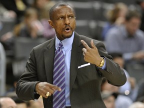 Coach Dwane Casey and the Raptors are in Cleveland on Wednesday. (REUTERS)
