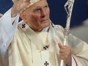 ?We are an Easter people and `Alleluia? is our song.? -- Pope John Paul II.   (REUTERS FILE PHOTO)