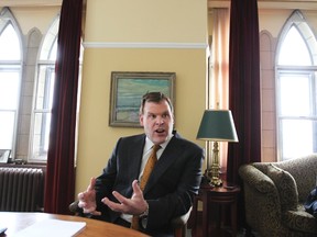 Foreign Affairs Minister John Baird in his office Dec 16, 2011 during a year-end interview with QMI Agency. (ANDRE FORGET/QMI AGENCY)