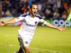 The L.A. Galaxy will be without Landon Donovan on Saturday at BMO Field. (REUTERS)