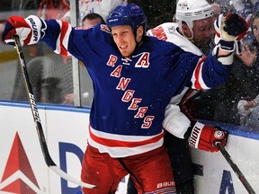 The Rangers will have defenceman Marc Staal for the Winter Classic in Philadelphia on Monday. (REUTERS/Ray Stubblebine)