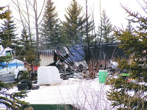 A Christmas Day fire destroyed a mobile home near Stephenfield Provincial Park. (QMI Agency files)