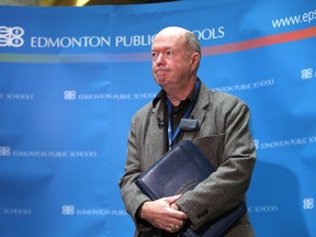 Dave Colburn, chair for Edmonton Public Schools, welcomes the extensive public input on the proposed new Education Act. (EDMONTON SUN/File)