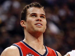 New Jersey's Kris Humphries, a former Raptor, returned to Toronto on Friday night. (DAVE ABEL/Toronto Sun)