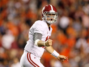 AJ McCarron of the Alabama Crimson Tide (AFP files)