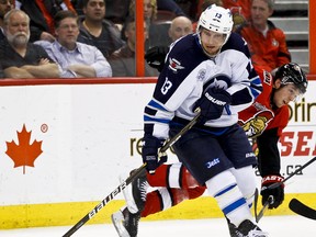 Kyle Wellwood will be out of the lineup tonight when the Jets play the Washington Capitals.