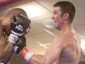 Adam Trupish is perfecting an upper-body twist to avoid punches. (Edmonton Sun file)