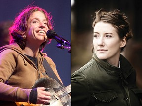 Ani DiFranco and Kathleen Edwards. (QMI Agency/Hand out photo)