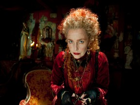 Gillian Anderson plays 1870s brothel proprietor Mrs. Castaway in the mini-series The Crimson Petal and the White.