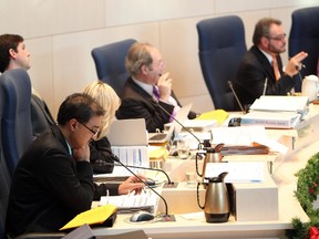 Edmonton City Council continues budget deliberations at City Hall, Tuesday Dec. 13, 2011. DAVID BLOOM EDMONTON SUN