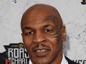 Mike Tyson reportedly encountered a burglar at a hotel in Las Vegas last weekend. (Brian To/WENN.com)