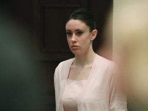 Casey Anthony told a psychologist she may have become pregnant with Caylee after she blacked out at a party in 2004, a deposition released on Wednesday showed. REUTERS/Red Huber/Pool