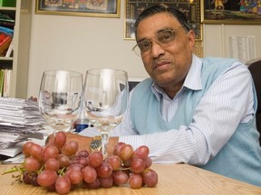 The University of Connecticut said researcher Dipak K. Das, who studied the link between aging and a substance found in red wine has committed more than 100 acts of data fabrication and falsification, the university said on Jan. 11, 2012, throwing much of his work into doubt.  REUTERS/University of Connecticut/Peter Morenus/Handout