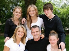 Pierre Turgeon with his family. (Courtesy Turgeon family)