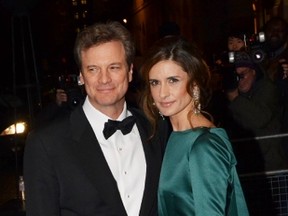 Colin Firth and his wife, Livia. (WENN)