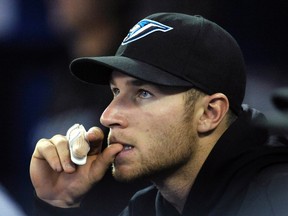 Blue Jays' Brett Lawrie was presented with a special recognition award at the Baseball Canada awards banquet and fundraiser on Saturday night.(Reuters, files)