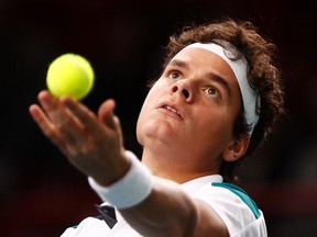 Canada's Milos Raonic rallied to beat top- seeded Serbian Janko Tipsarevic and capture the title at the season-opening Chennai Open. (REUTERS FILE)