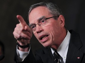 Natural Resources Minister Joe Oliver speaks to the media in Ottawa on December 8, 2011. (ANDRE FORGET/QMI Agency)