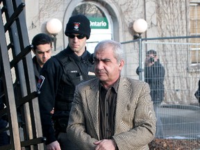 Mohammad Shafia arrives at the courthouse in Kingston on January 9, 2012 for the resumption of the murder trial. (IAN MACALPINE/QMI Agency)