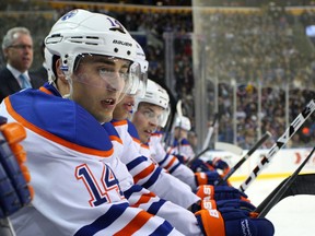Jordan Eberle is walking the line between wanting to get back in the lineup as quickly as possible, and not rushing the process and risking reinjury. (US Presswire)
