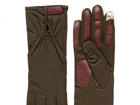 Accessory company Echo offers a nice range of styles, from stretchy knits in Kool-aid colours to elegant leather options, all outfitted with touch-sensitive material at the fingertips. We dig these military-chic Superfit Vent gloves, which sell for $48 at echodesign.com. (HO)