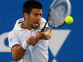 Noval Djokovic is a heavy favourite to win another title at the Australian Open. (REUTERS/Ahmed Jadallah)