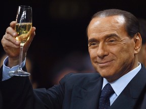 The Italian media mogul and former Prime Minster Silvio Berlusconi has been accused of bribery, corruption and having sex with an underage prostitute. All scandalous enough to strike a politician down. But Berlusconi wasn’t just any run of the mill talking head. It took a tanking stock and government market to take him down. Funnily enough, both went back up with news of his resignation in late 2011.(REUTERS/Stefano Rellandini/Files)
