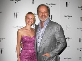 Kayte Walsh and Kelsey Grammer at the 69th Golden Globes. (WENN.com)