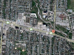 Officers patrolling in the 3000-block of Portage Avenue spotted a pair of suspicious males near a construction site trailer just before midnight Sunday.