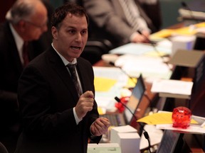 Councillor Josh Colle's motion used $15 million from the surplus — money that could have otherwise been used to pay down the city's debt — to restore some services cut from the original 2012 budget. (DAVE ABEL/Toronto Sun)