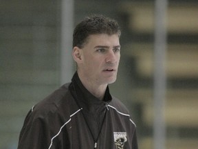 Bisons women's hockey coach Jon Rempel.